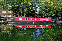 [ photo: 165-017 Reflections on the Grand Union Canal ]
