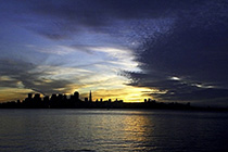 [ photo: 234-071 San Francisco Skyline Winter Sunset 1 ]