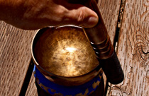 [ photo: Tibetan Bowl Vibrations 4, Santa Rosa, California, USA, June 2013 (img 287-009close) ]