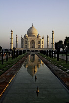 [ photo: Taj Mahal Dawn Reflections 1, Agra, Uttar Pradesh, India, February 2010 (img 201-036) ]