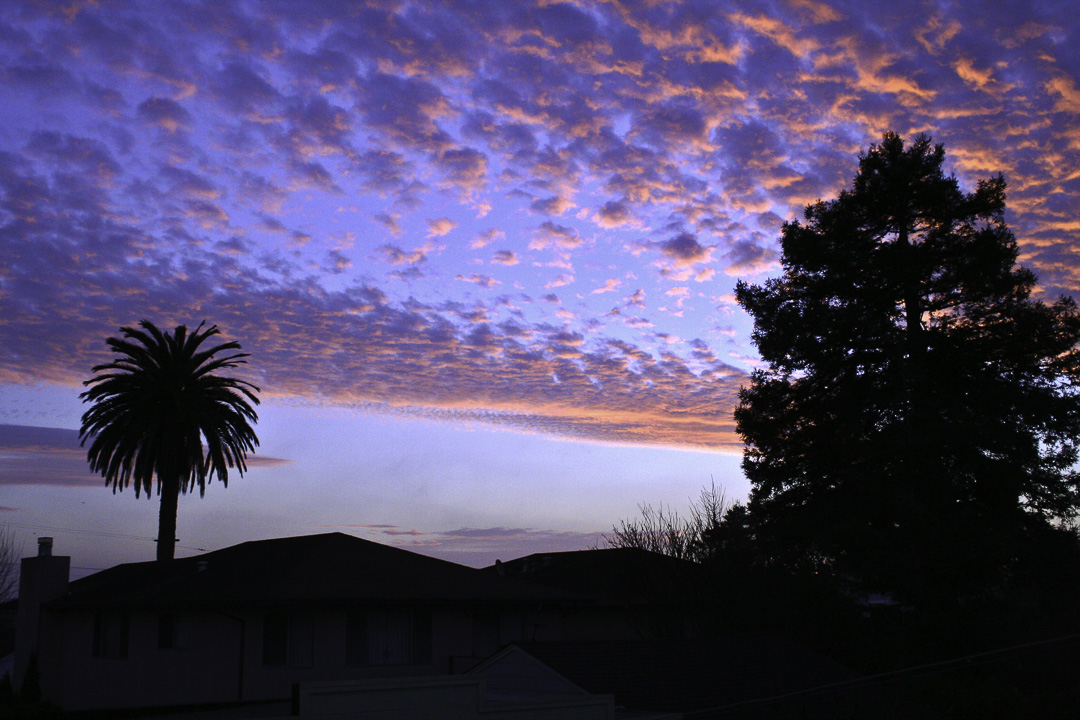 [photo] Sunrise Clouds and Colors, San Bruno, California, USA